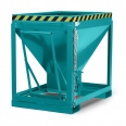 RR Industrietechnik Silowagen Typ RSL 600dm³ stationär RAL 5018 Türkisblau