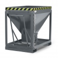 RR Industrietechnik Silowagen Typ RSL 600dm³ stationär RAL 7005 Mausgrau