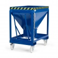 RR Industrietechnik Silowagen Typ RSLF 600dm³ fahrbar RAL 5010 Enzianblau