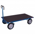 VARIOfit Handpritschenwagen ohne Bordwand mit Vollgummibereifung, bis 1250kg Traglast 1200x800mm