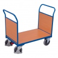 VARIOfit Doppel-Stirnwandwagen mit Holzwänden 850x500mm