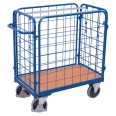 VARIOfit Paket-Vierwandwagen, niedrig, vergittert Ladefläche bis 1200x800mm-small