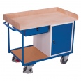 VARIOfit Werkstattwagen mit Schiebegriff, Schrank, Schublade und 2 Ladeflächen bis 1125x630mm-small