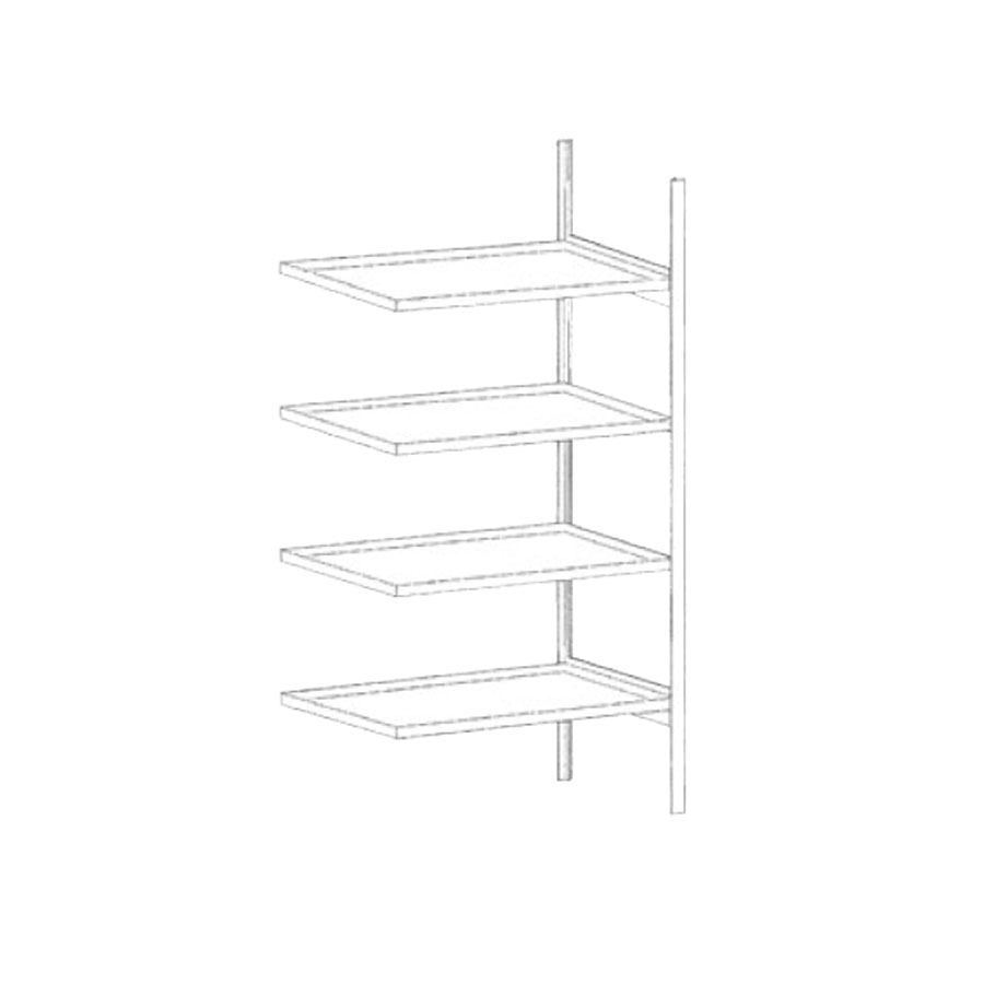 Bauer Anbauregal für Kleingebinde