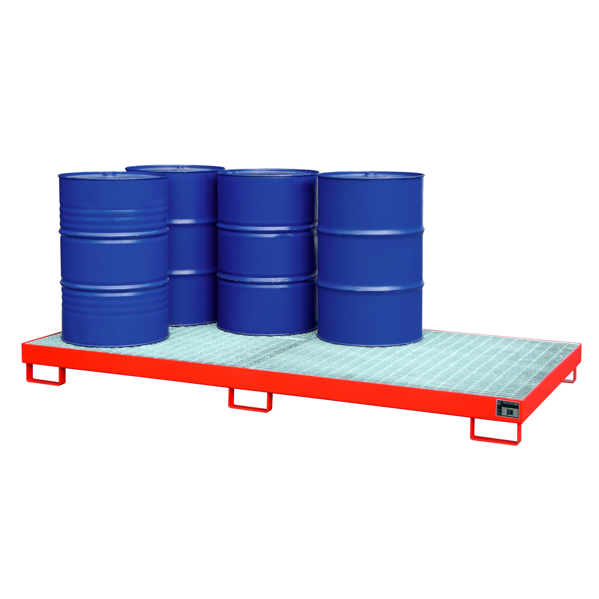 Bauer Auffangwanne AW-8, lackiert, Feuerrot