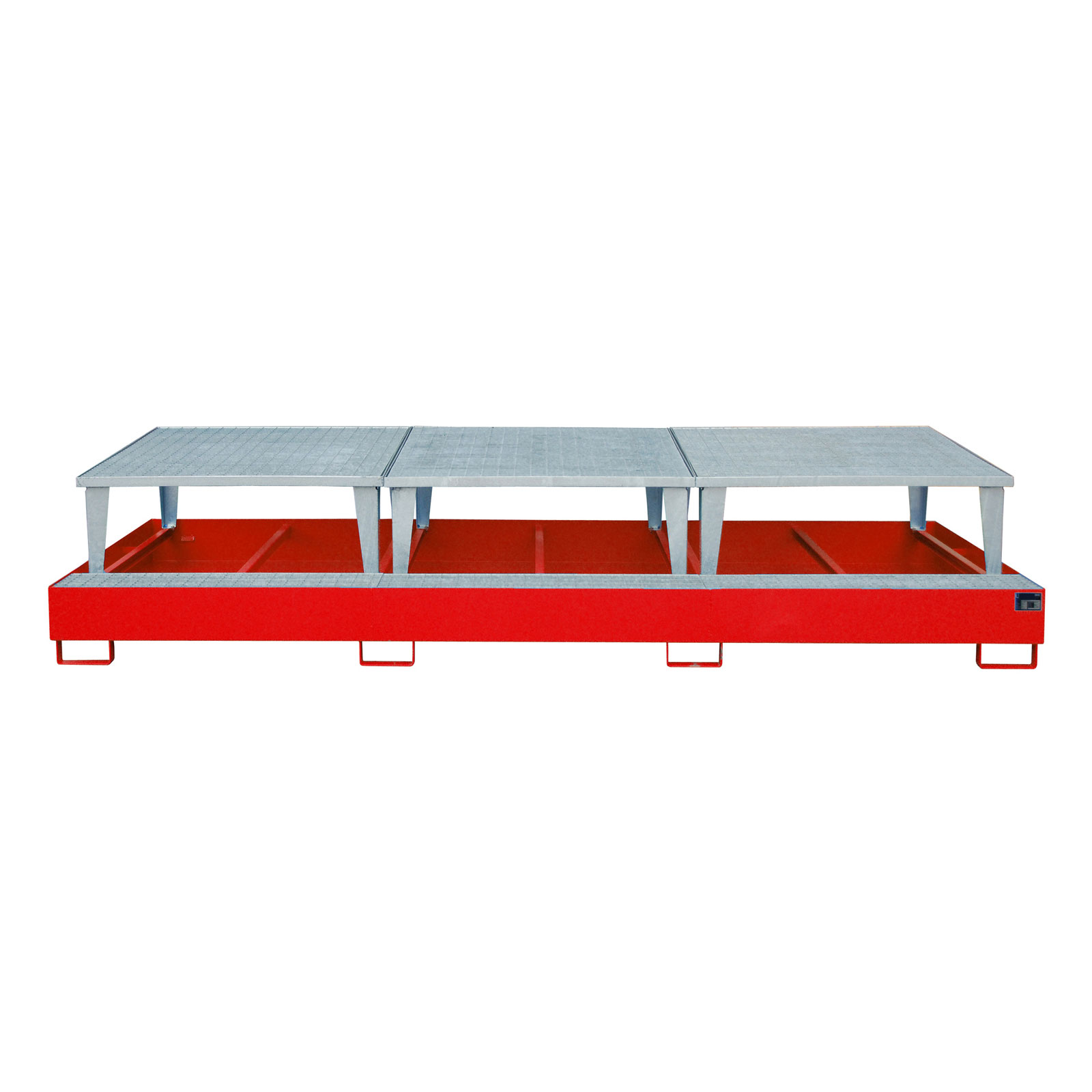 Bauer Auffangwanne AWA 1000-3, lackiert, Feuerrot