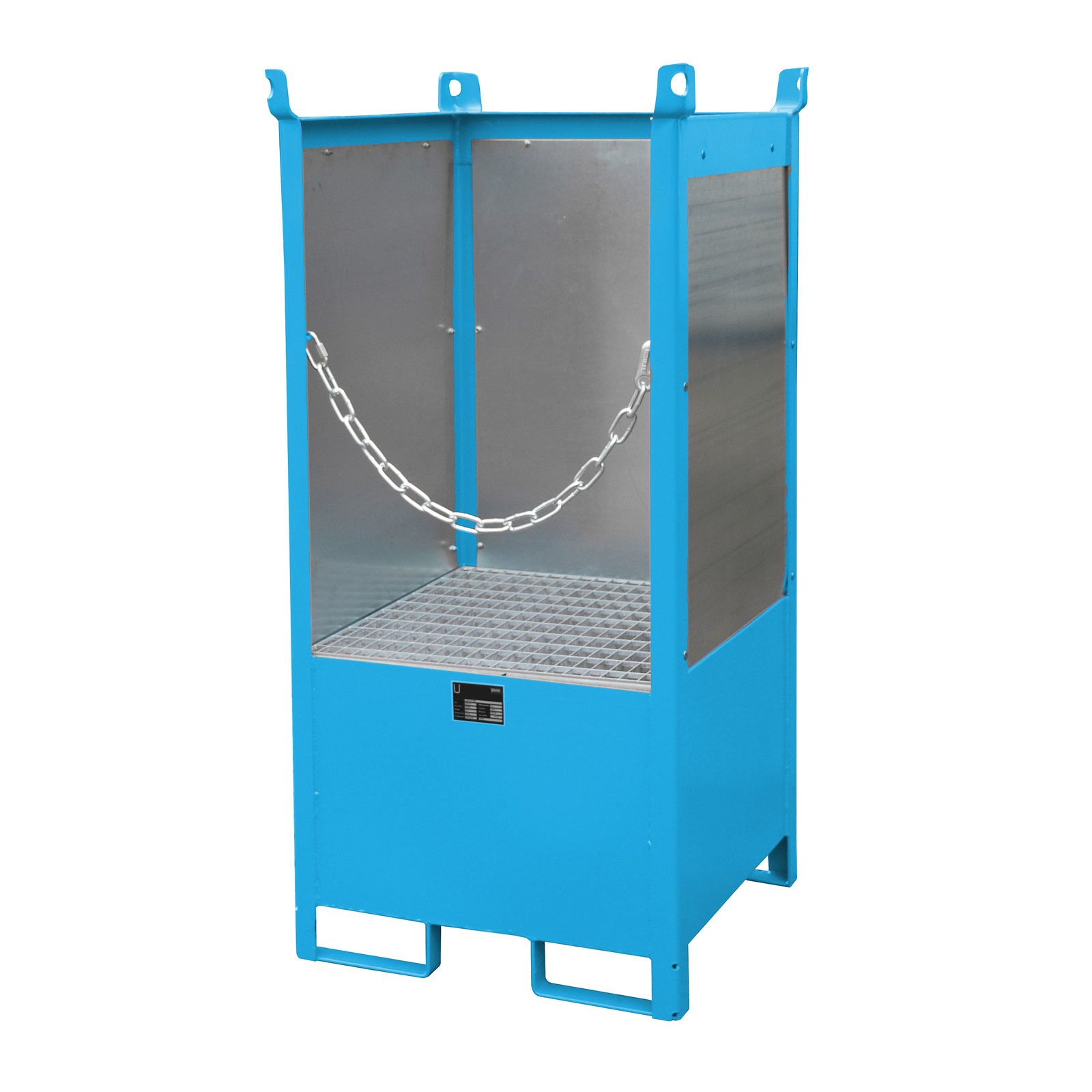 Bauer Fass-Stapelpalette FSP-1 G, lackiert, Lichtblau