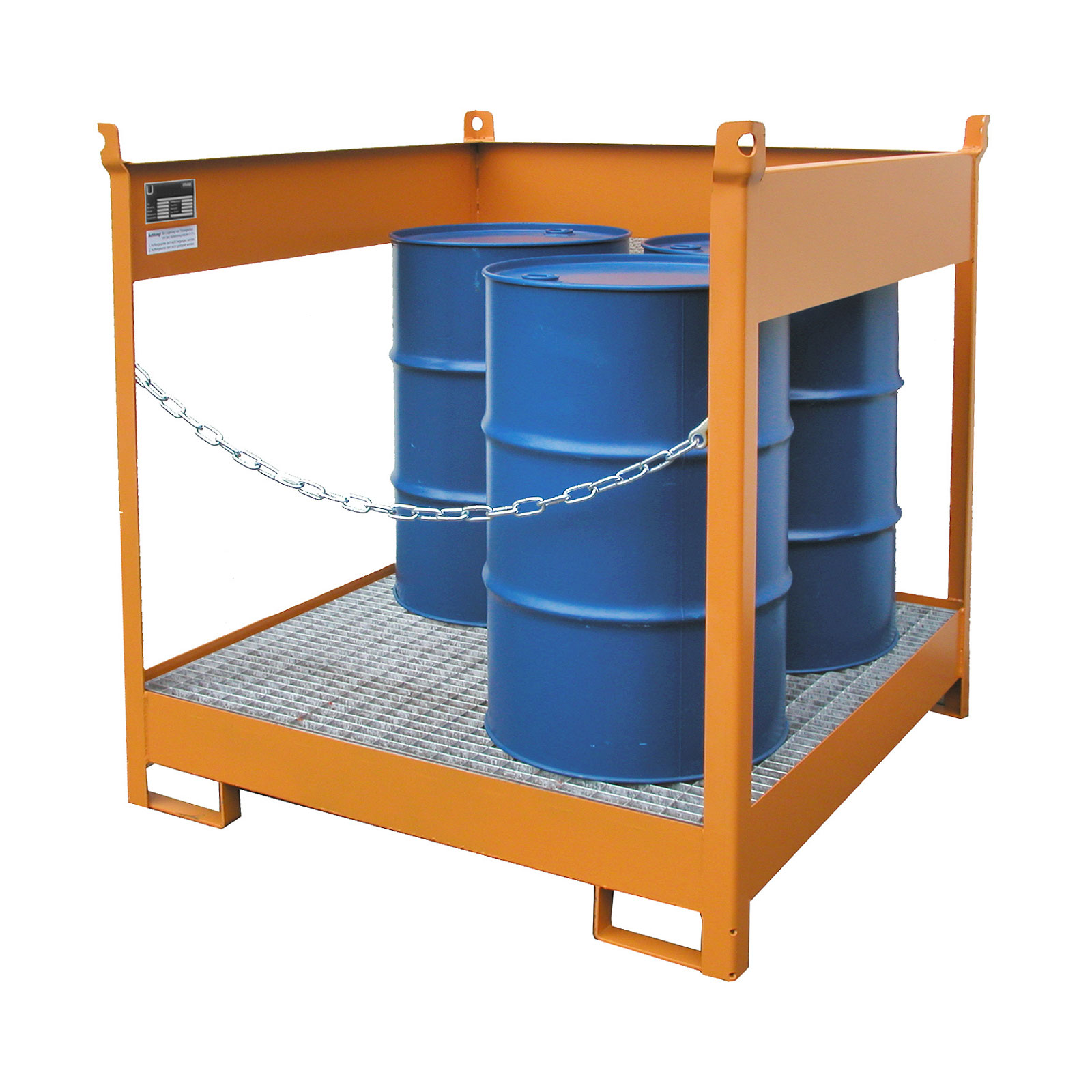 Bauer Fass-Stapelpalette FSP, seitlich offen