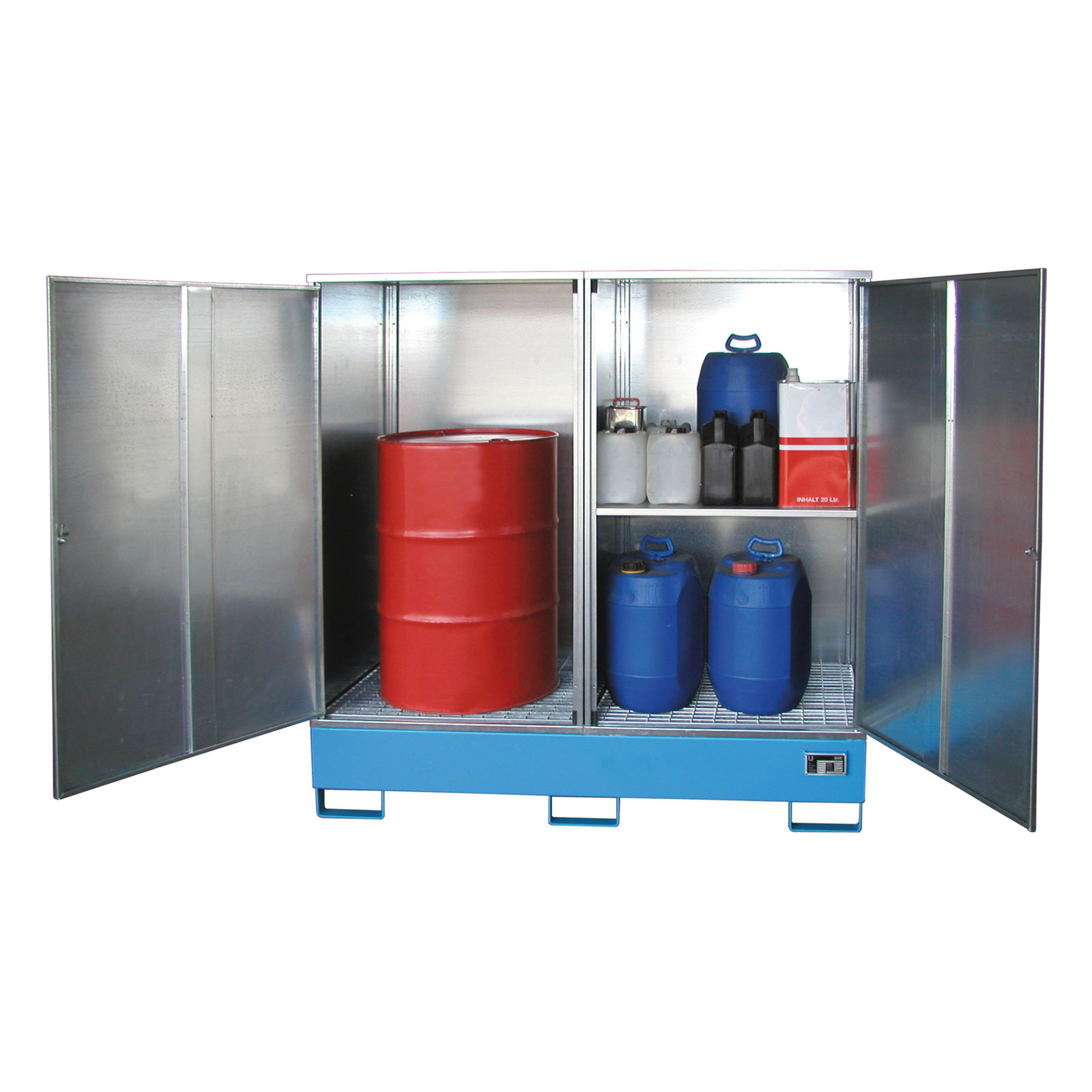 Bauer Gefahrstoff-Schrank GS abschließbar für max. 4x200l oder 1xIBC-Container