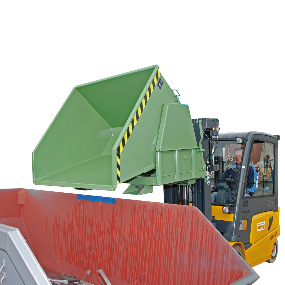 Bauer Kippbehälter SK mit automatischer Entriegelung