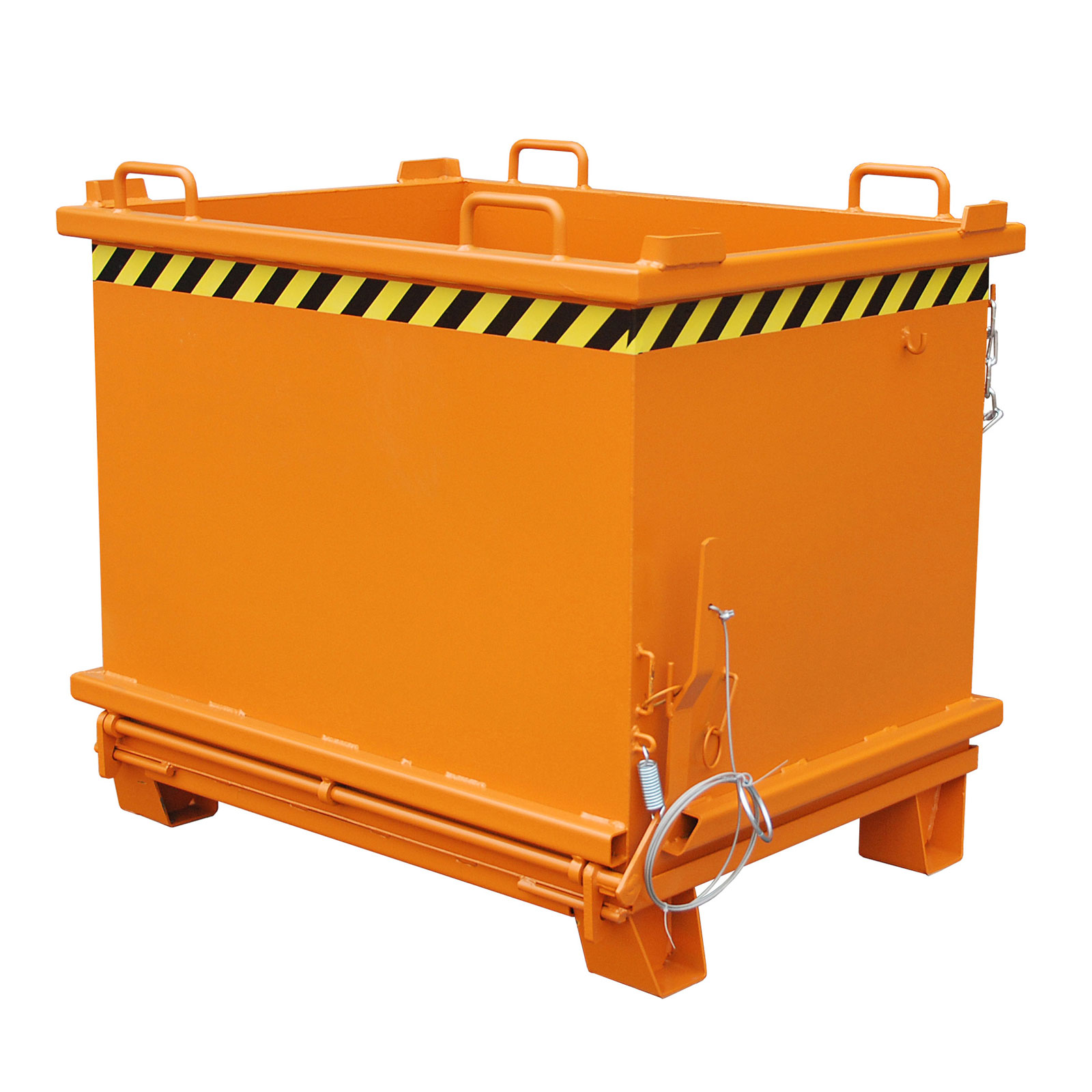 Bauer Klappbodenbehälter SB 1000, lackiert, Gelborange