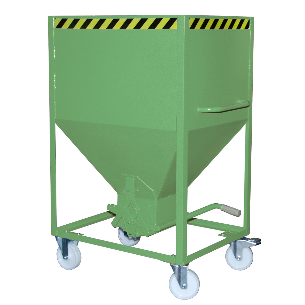 Bauer Silobehälter SR 600, lackiert, Resedagrün