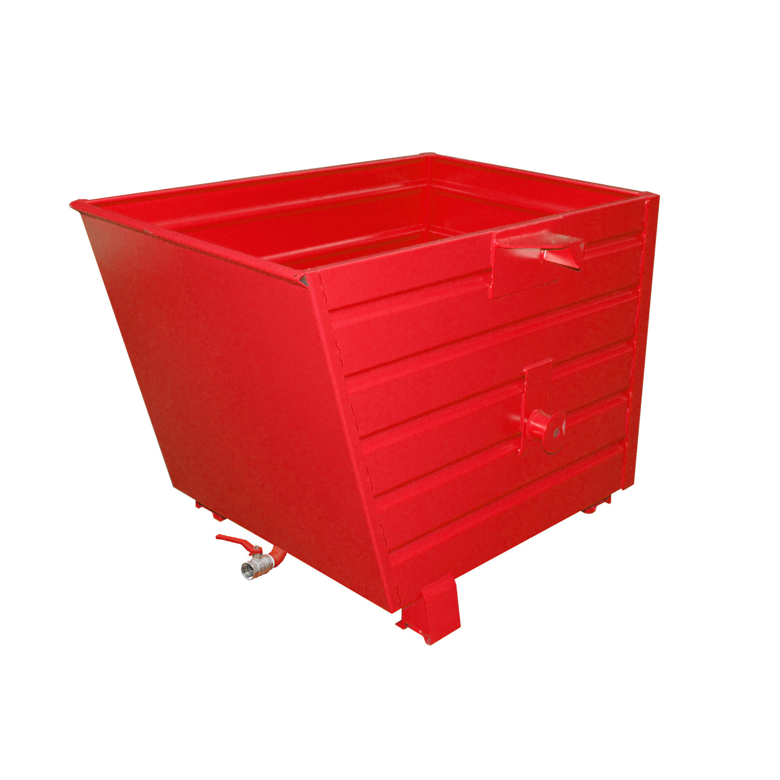 Bauer Späne-Stapelkipper BSL 70, lackiert, Feuerrot