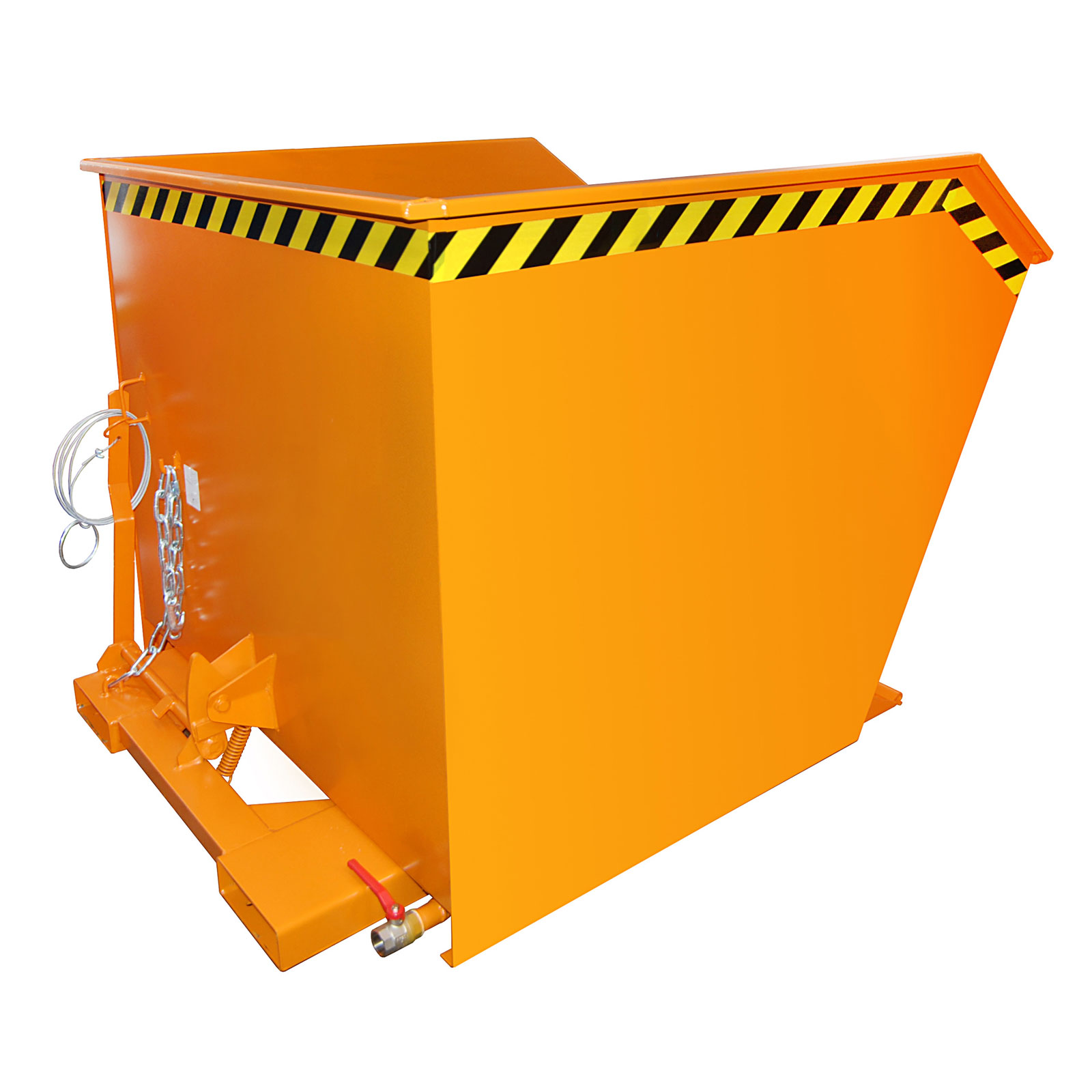 Bauer Spänebehälter SGU 100, lackiert, Gelborange