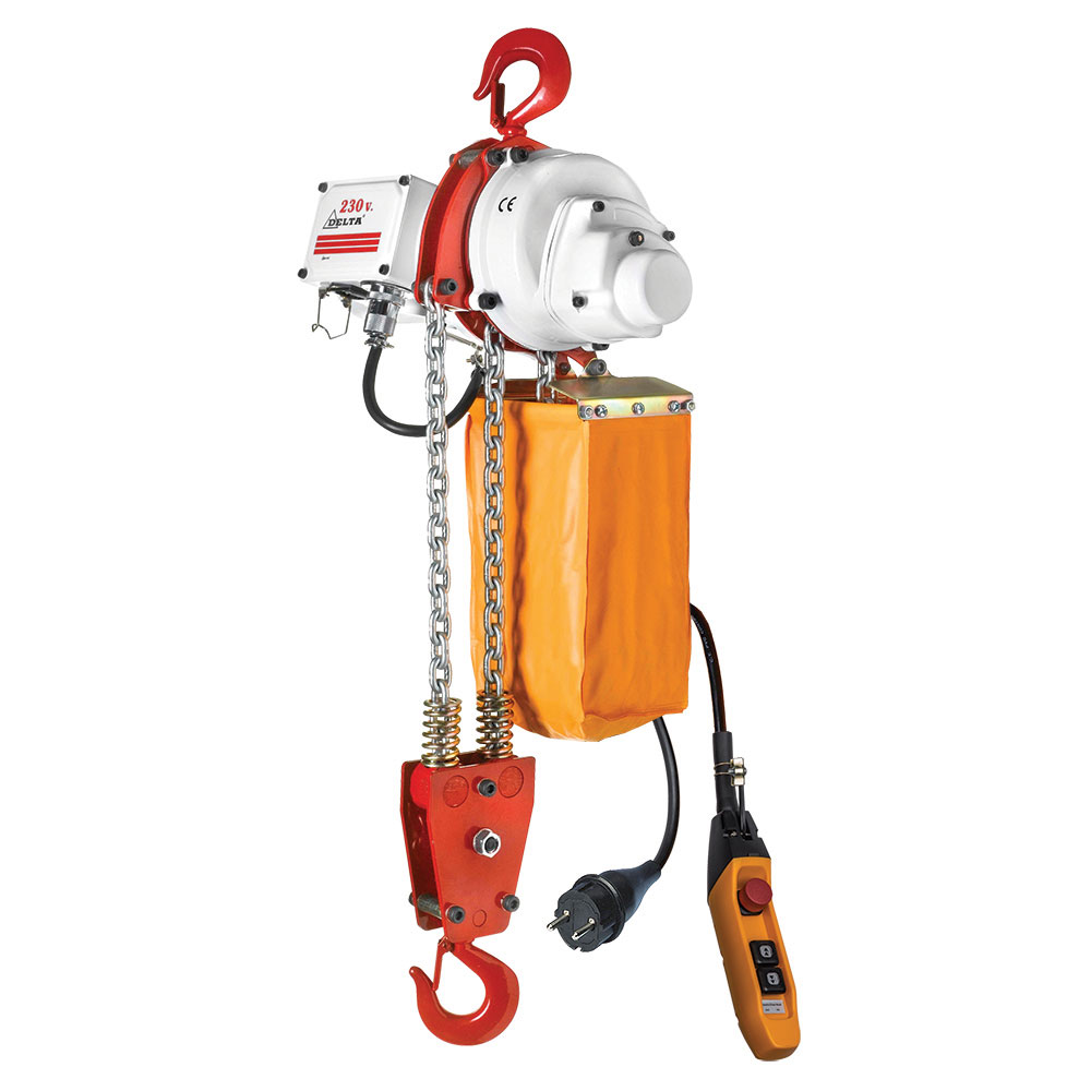 Delta Elektrischer Kettenzug Typ US 230V 2,5m/min 1,0t Hubhöhe 10,0m