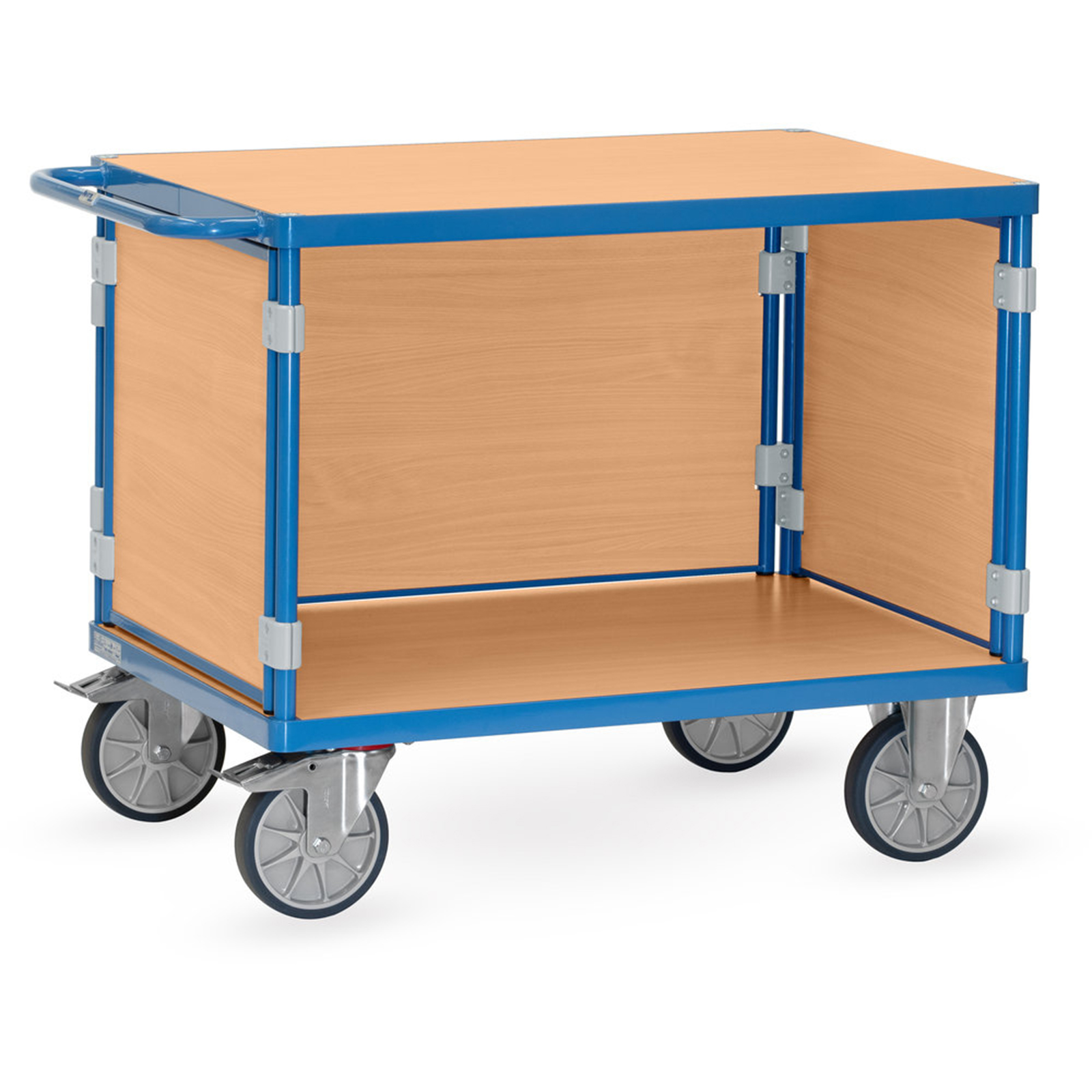 Fetra Dreiwand-Tischwagen MultiVario Baukasten-System Ladefläche 1000x600mm