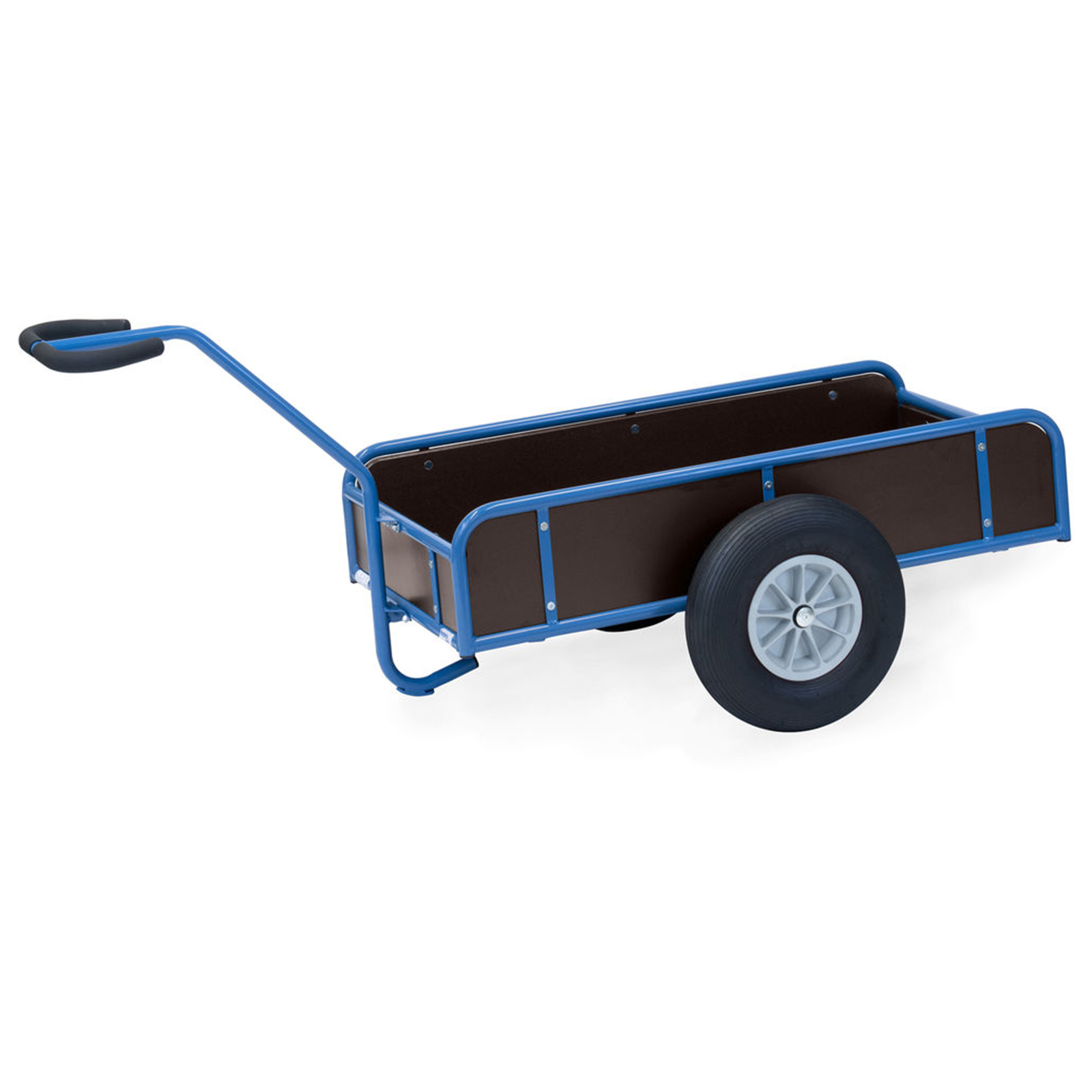 Fetra Handwagen mit 4 Wänden und Polyurethanbereifung