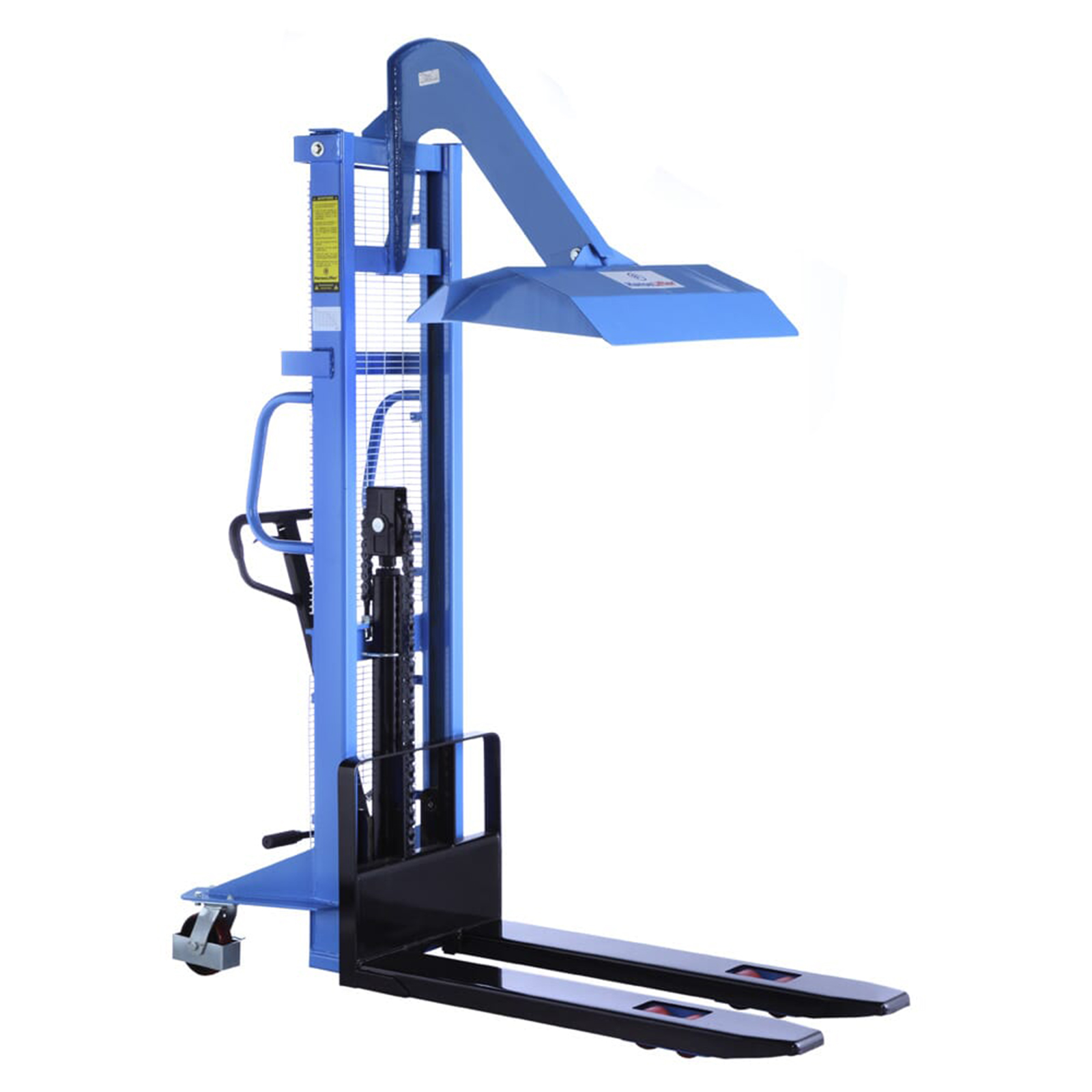 Hanselifter Müllpresse LiftPress LP1100 + Hochhubwagen SDJ1016 Tragkraft 1000kg Hubhöhe bis 1600mm