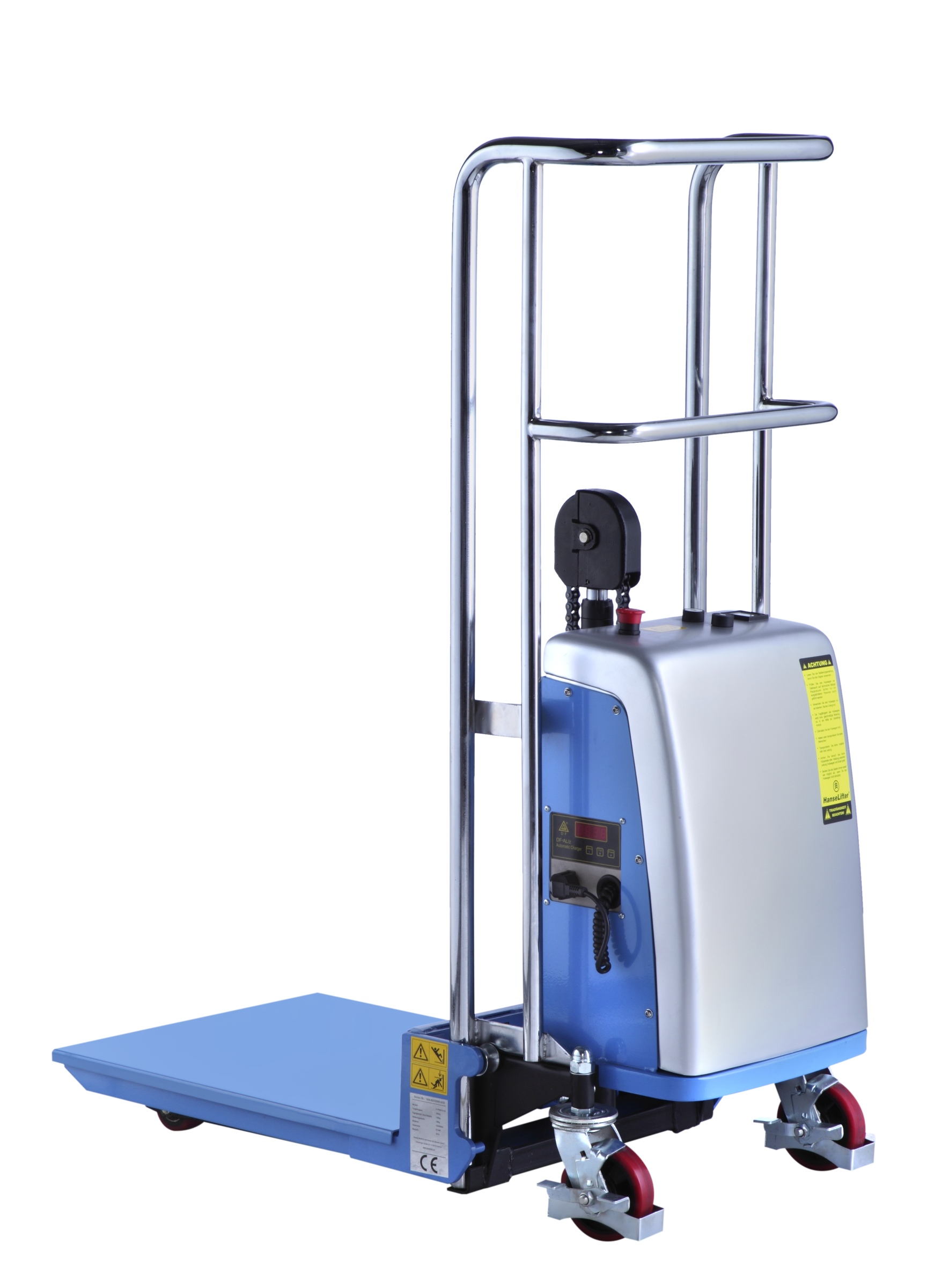 Hanselifter Plattformhochhubwagen elektrisch Tragkraft 400kg Hubhöhe 1200mm