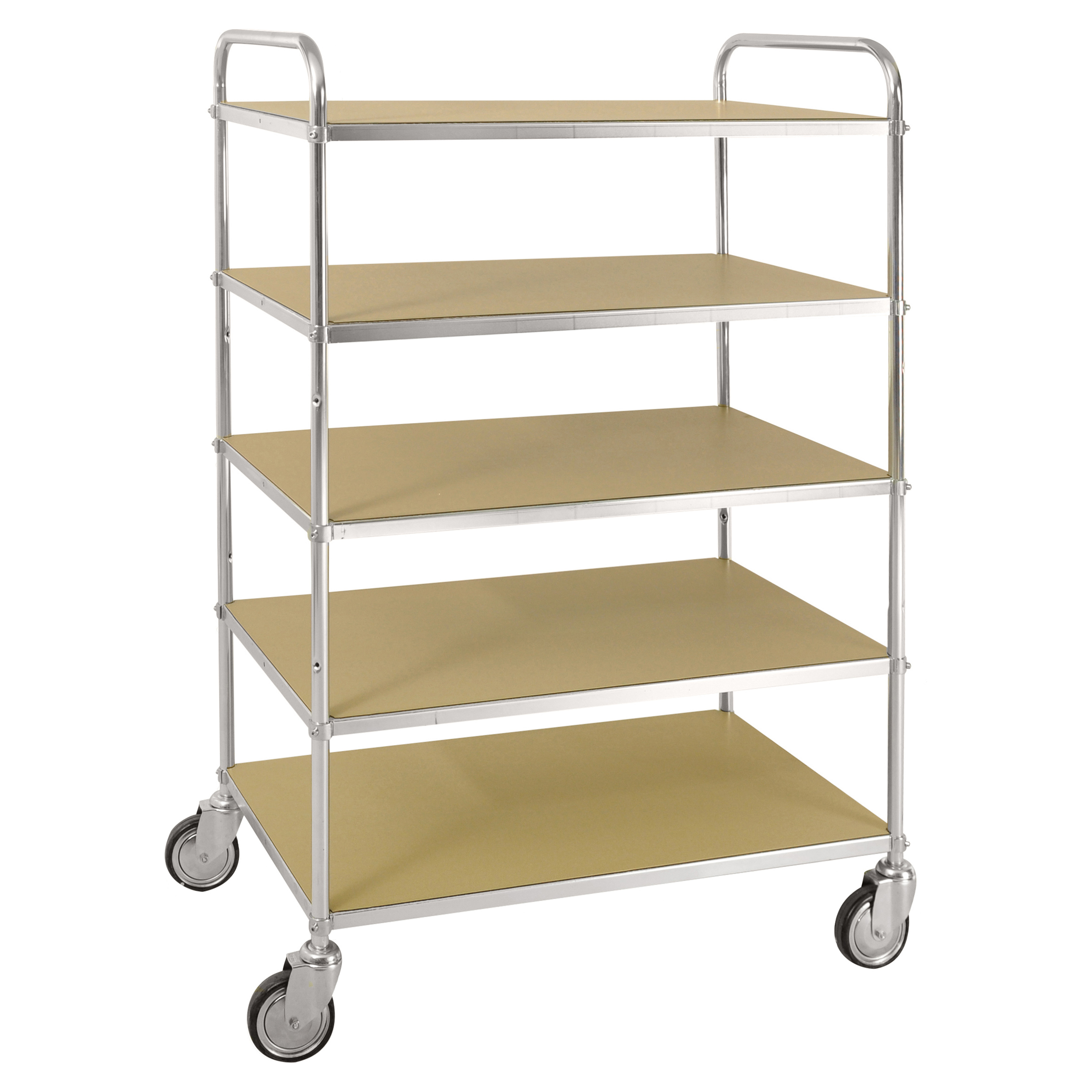 Kongamek ESD-Etagenwagen mit 5 Etagen 900x540mm Ladefläche ohne Bremse