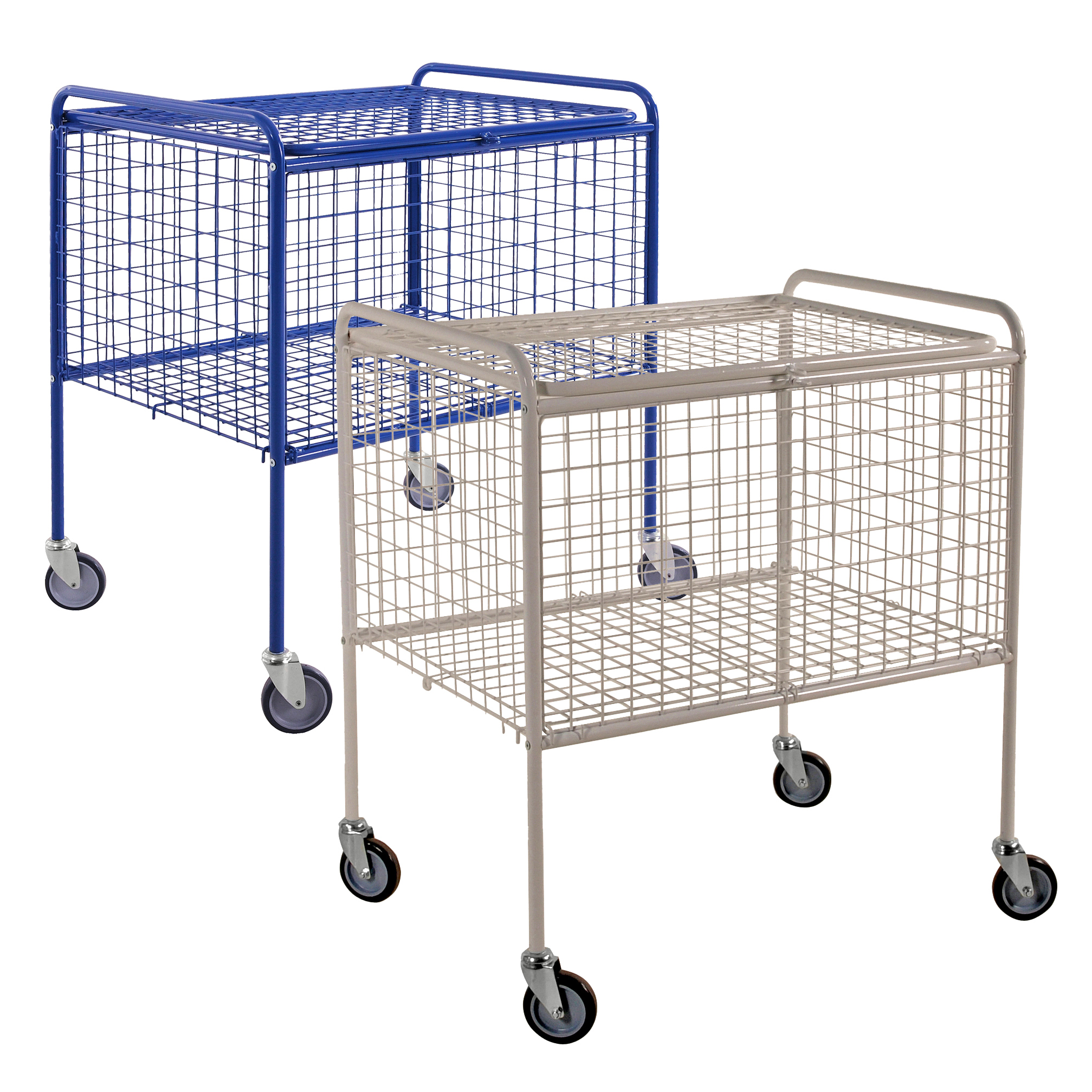 Kongamek Gitterwagen 800x600x915mm mit 100kg Tragkraft und Gummibereifung Ø125mm