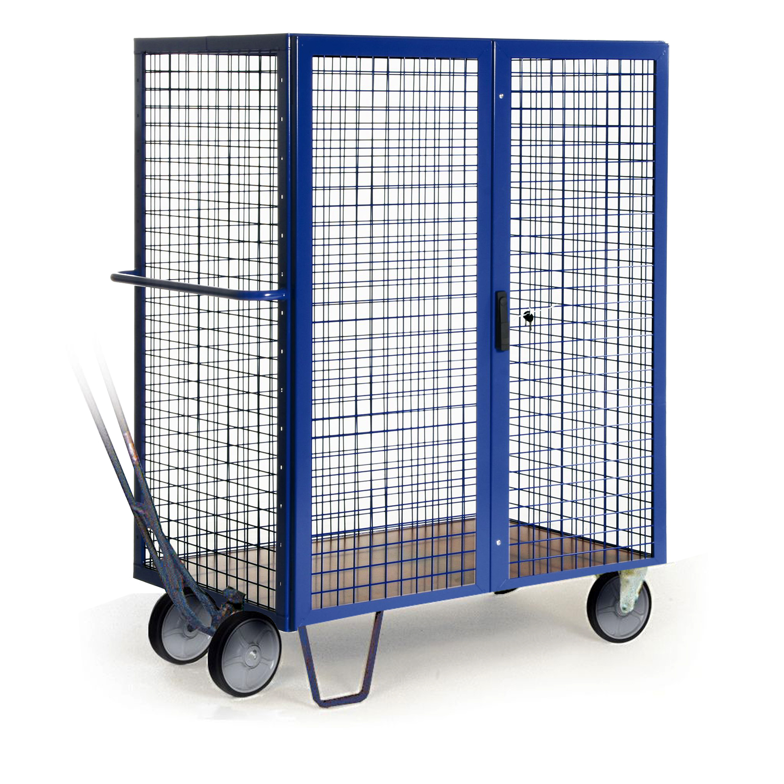 Protaurus Schrankwagen R600 mit Drahtgitter, Türen 2 Füßen und Bockrollen