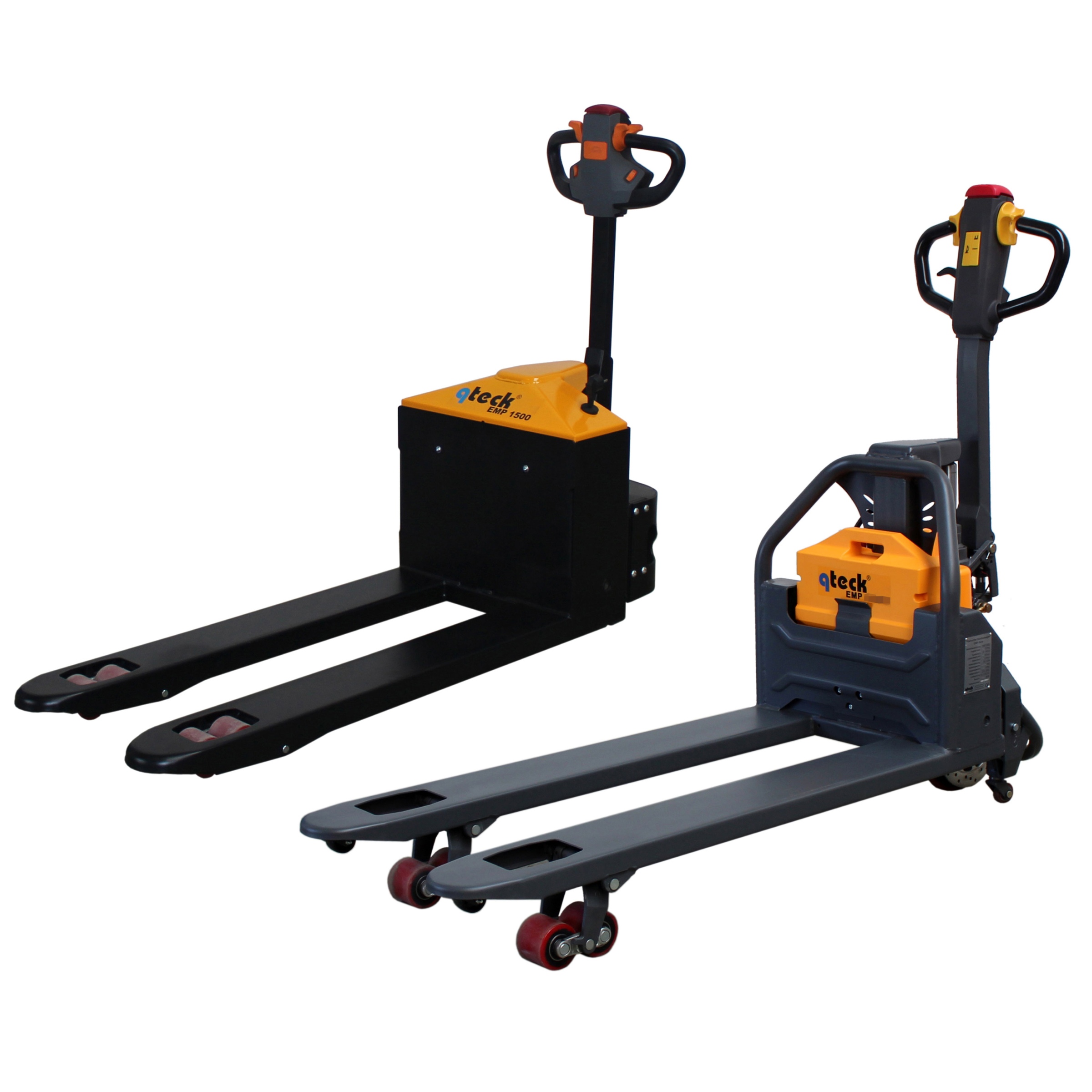 qteck Elektrischer Gabelhubwagen EMP-Serie 24V oder 48V PU/Tandem 1150mm Gabellänge mit 1500kg Hubkraft