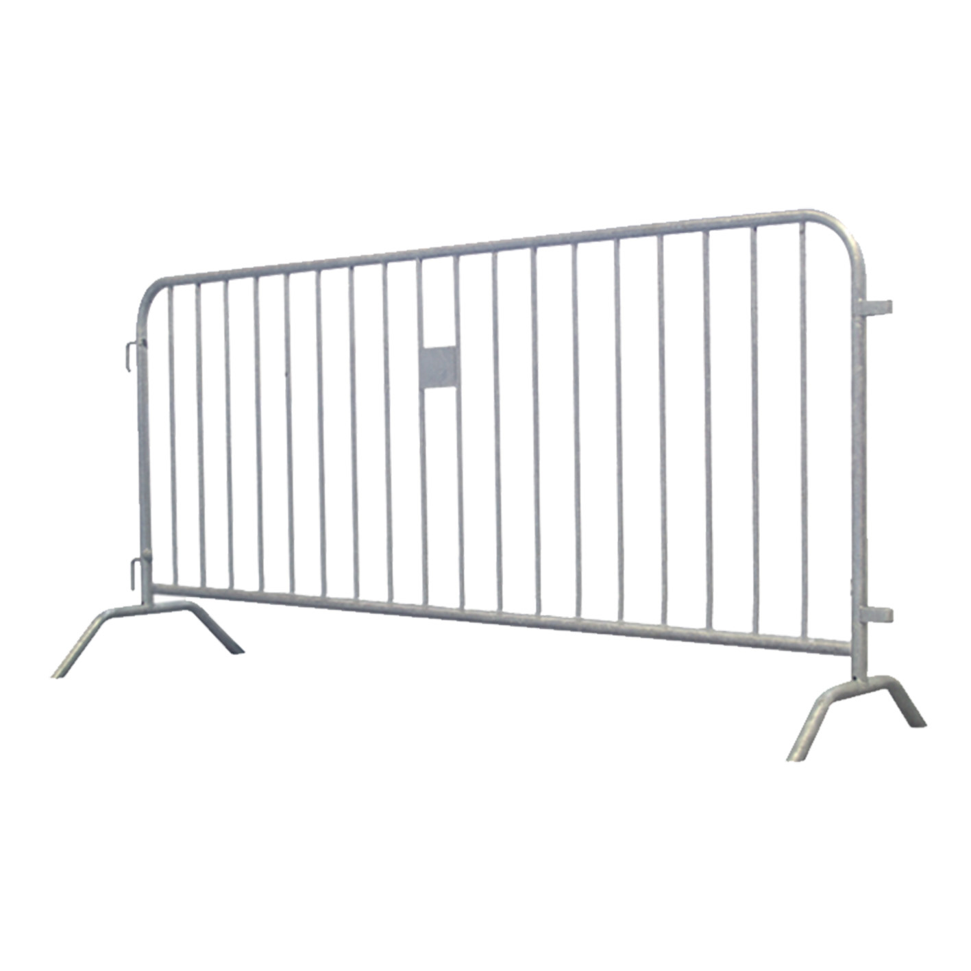 Schake Absperrgitter Typ U mit 200mm Unterfahrhöhe, verzinkt, 18 Füllstäbe, 2,50m lang