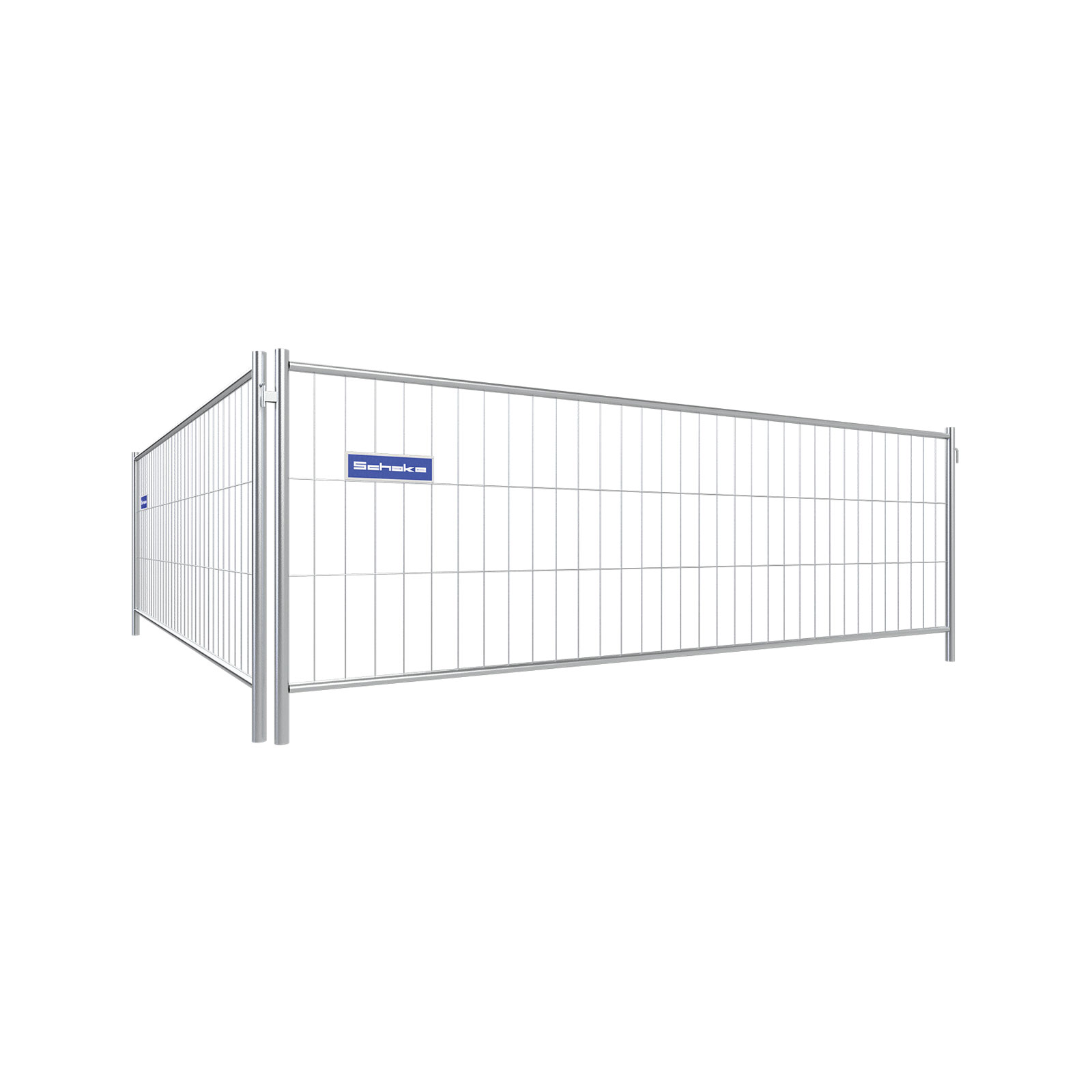 Schake Mobilzaun Standard Element ohne Haken und Ösen 3,5x1,2m