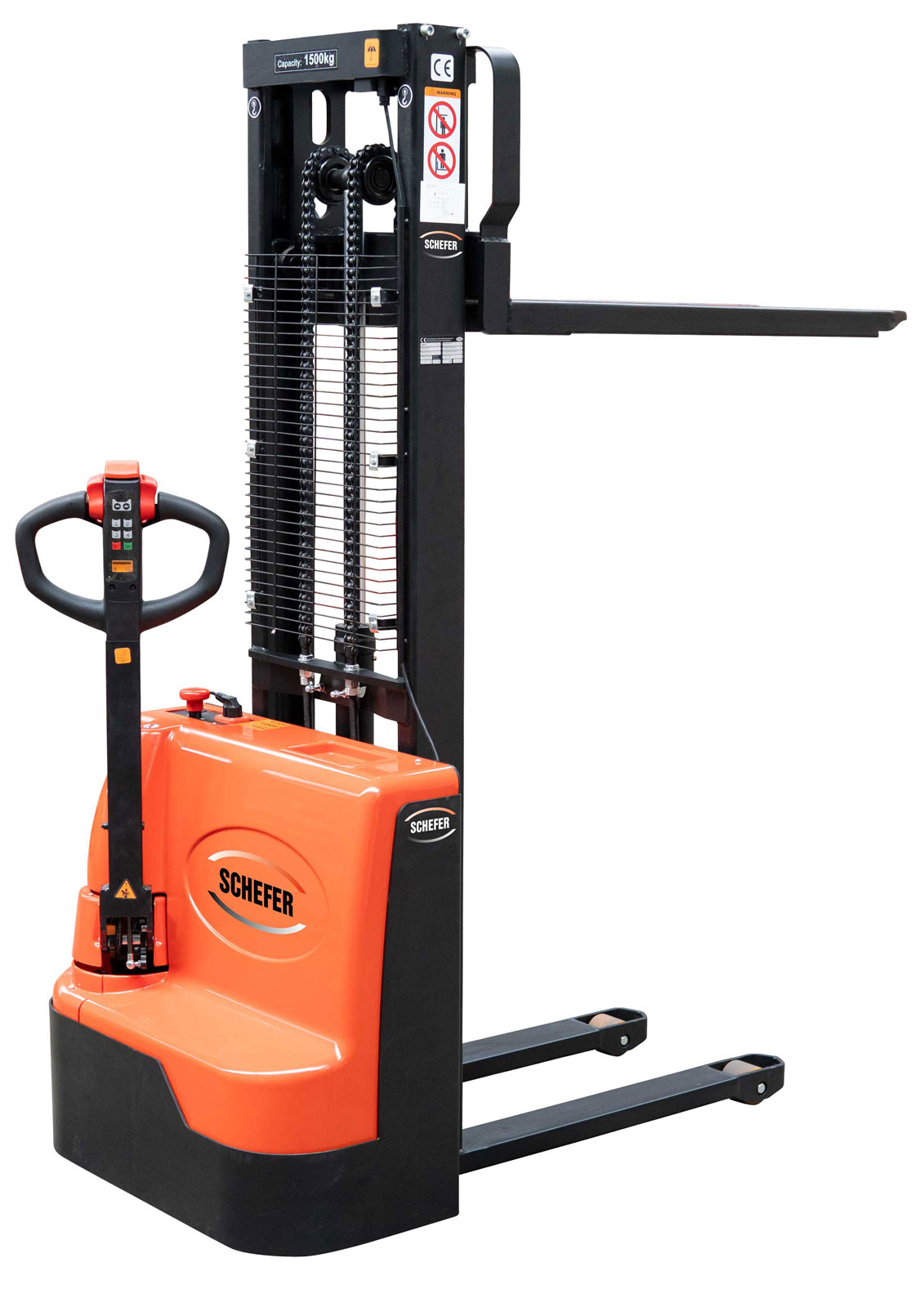 Schefer Deichselstapler EGV ECO Elektro Hubwagen Tragkraft 1500kg Hubhöhe 1510-3000mm