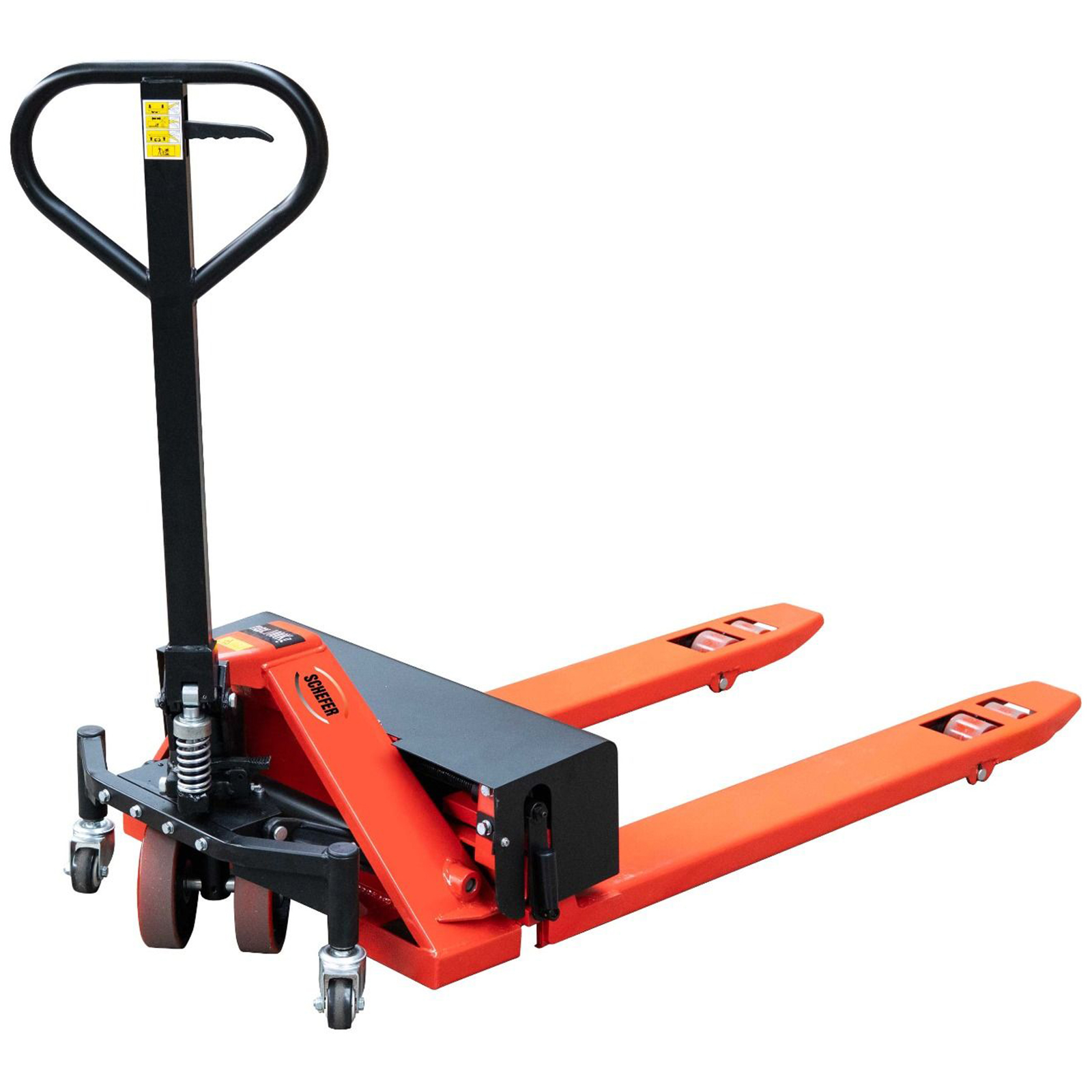 Schefer Gabelhubwagen mit verstellbaren Gabeln 1000kg Tragkraft