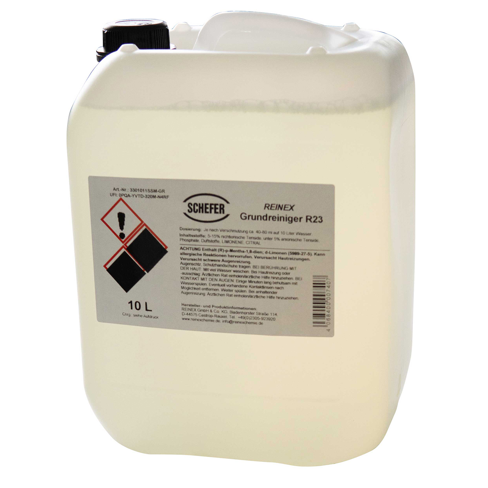 Schefer Premium REINEX Grundreiniger R23 für die Scheuersaugmaschinen SSM550 & SSM300