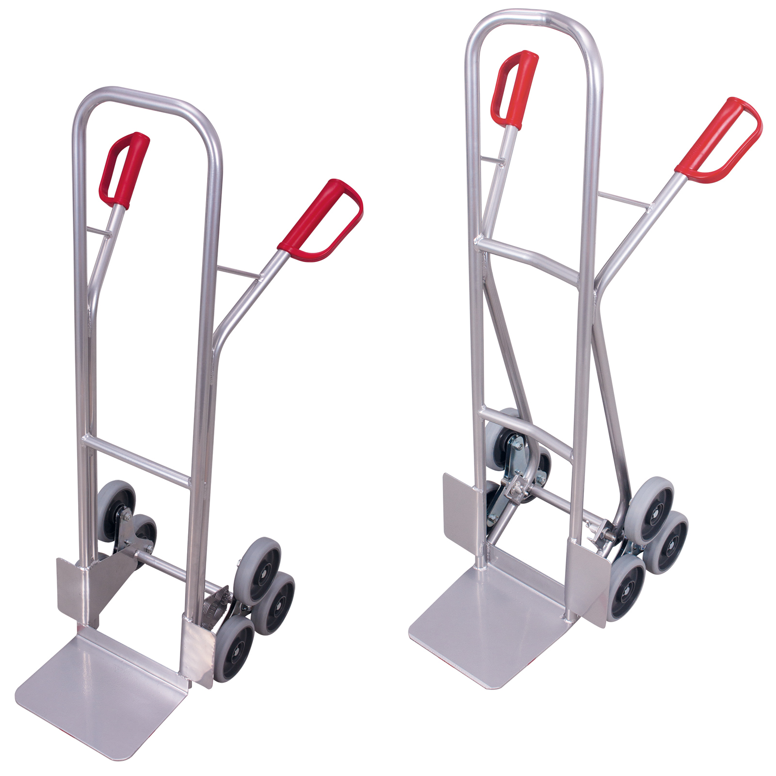 VARIOfit Aluminium Treppenkarre 200kg Tragkraft mit 2 dreiarmigen Radsternen