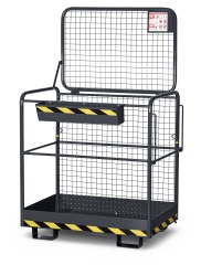 RR Industrietechnik Arbeitskorb Typ RAK-Eco RAL 7016 anthrazitgrau