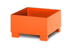 RR Industrietechnik Auffangwanne aus Stahl für 1x 200 Liter Fass ohne Gitterrost