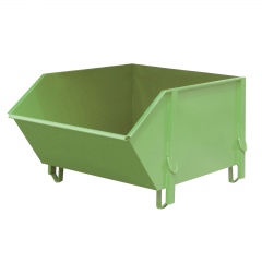 Bauer Baustoffbehälter BBG 100, lackiert, Resedagrün