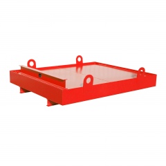 Bauer Containerwanne CW 1, 880l, Feuerrot