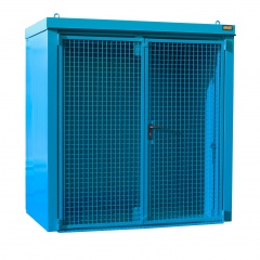 Bauer Gasflaschen-Container GFC-B M1, Lichtblau für 28x Gasflaschen Ø 230 mm