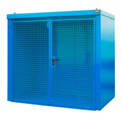 Bauer Gasflaschen-Container GFC-B M3, Lichtblau für 45x Gasflaschen Ø 230 mm