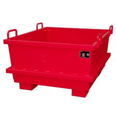 Bauer Universalcontainer UC 1000, lackiert, Feuerrot