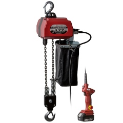 Delta Batterie Kettenzug - 18V DC - Tragkraft 0,5t Hubhöhe 5m