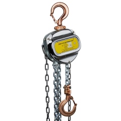 Delta Sparkless Funkenarmer Stirnradkettenzug ATEX Zone 1 verzinkte Lastkette Tragkraft 1,0t Länge 3,0m