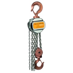 Delta Sparkless Funkenarmer Stirnradkettenzug ATEX Zone 1 verzinkte Lastkette Tragkraft 5,0t Länge 3,0m