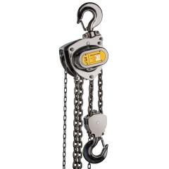 DELTA INOX Edelstahl Stirnradkettenzug mit Edelstahl Last- und Handkette Tragkraft 3,0t Hubhöhe 3m