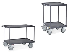 Fetra ESD Tischwagen Stahlblech Wannen