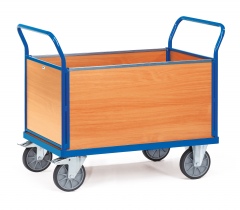 Fetra Multivario Vierwandwagen mit Buchendekor 1000x600mm Ladefläche Baukasten-System