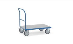 Fetra Schiebebügelwagen mit Hart-PVC Plattforn Ladefläche 1.000 x 600 mm