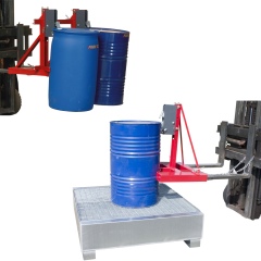 Manuvit Automatische Fasszange für 1 oder 2 Metall und Kunststofffässer Tragkraft bis 1000kg