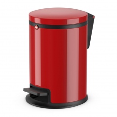Hailo Pure M Tret-Abfalleimer Rot