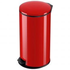 Hailo Pure XL Tret-Abfalleimer Rot